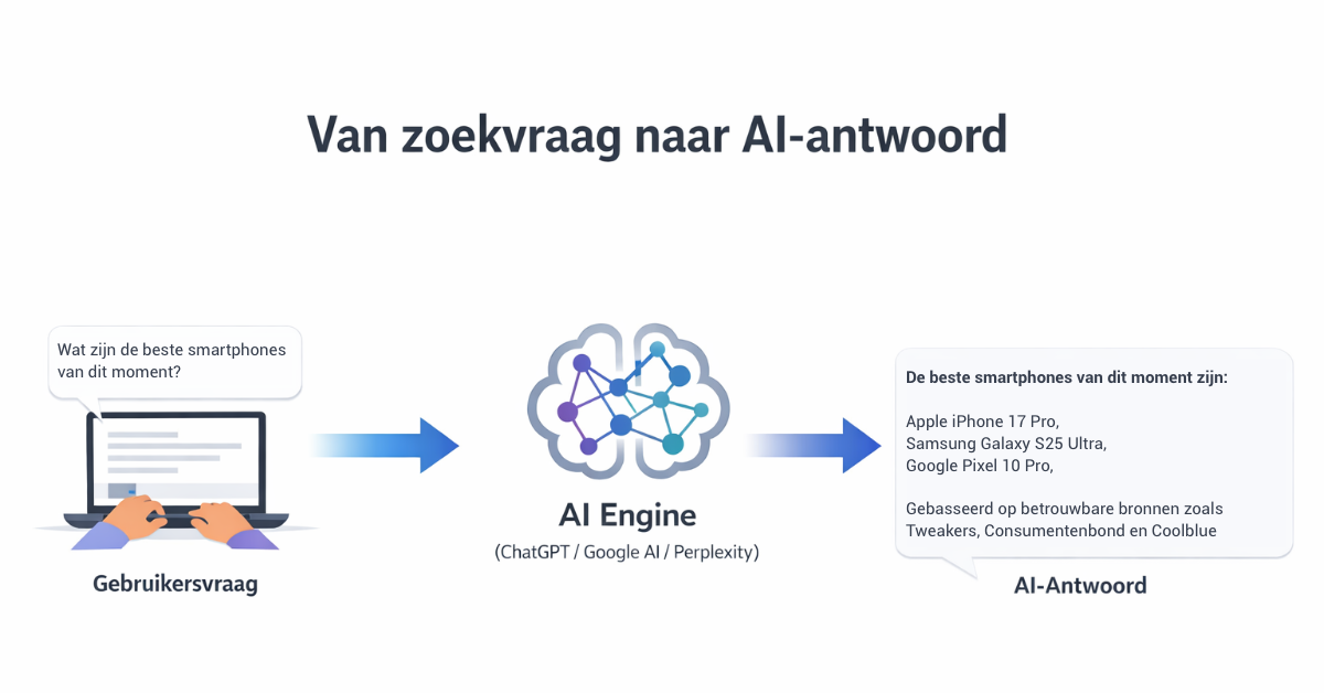 Van zoekvraag naar AI-antwoord